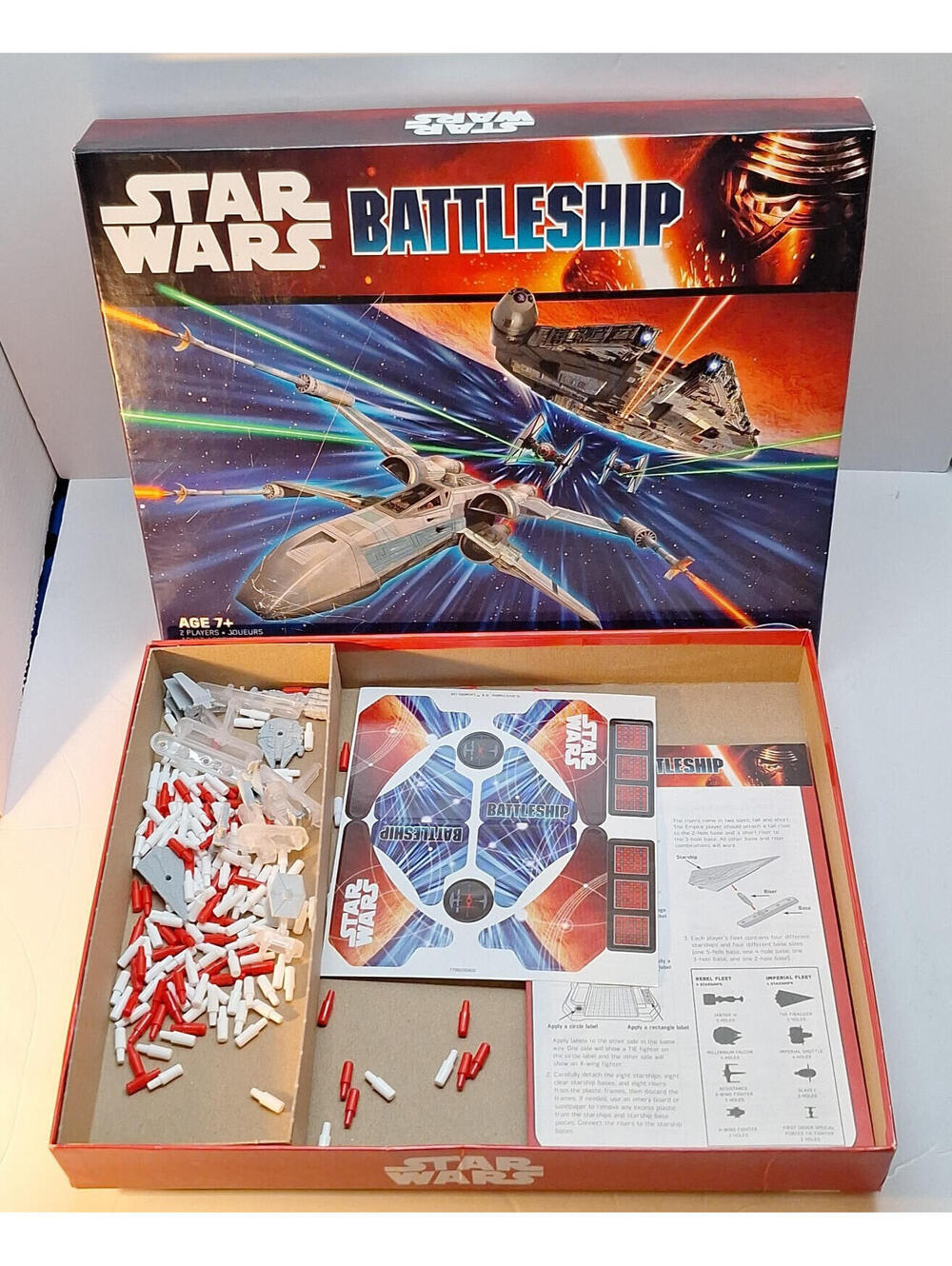 Star Wars Battleship Board Game 2014 Disney Hasbro New Open Box